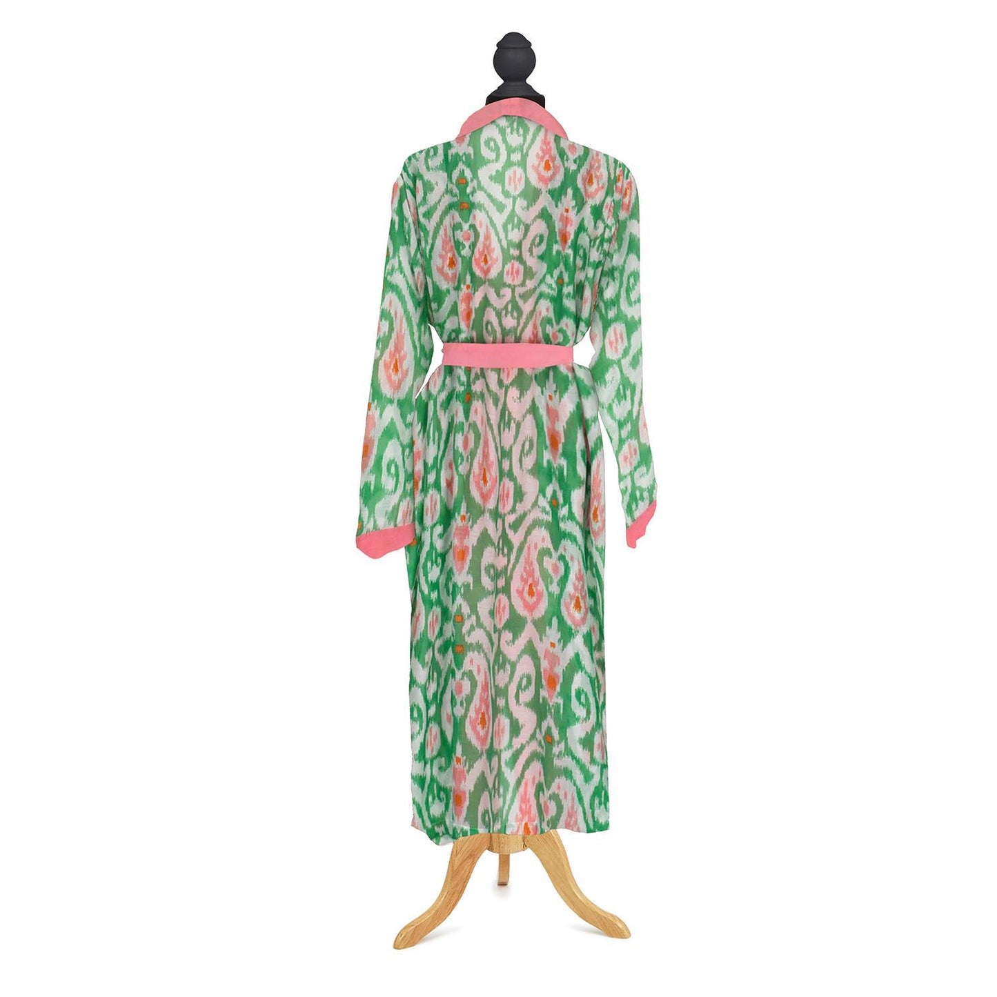 Robe- Ikat Green Gown