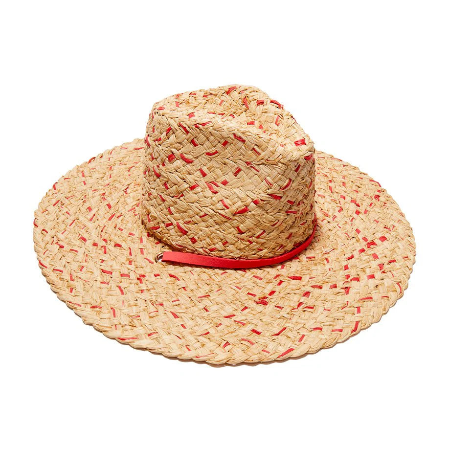 Hat- Scarlet Tina Two Tone Straw Hat