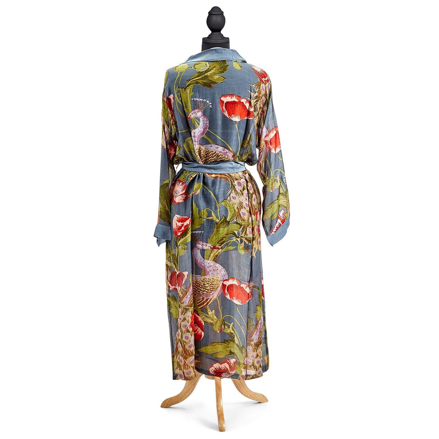 Robe- Poppies and Peacock