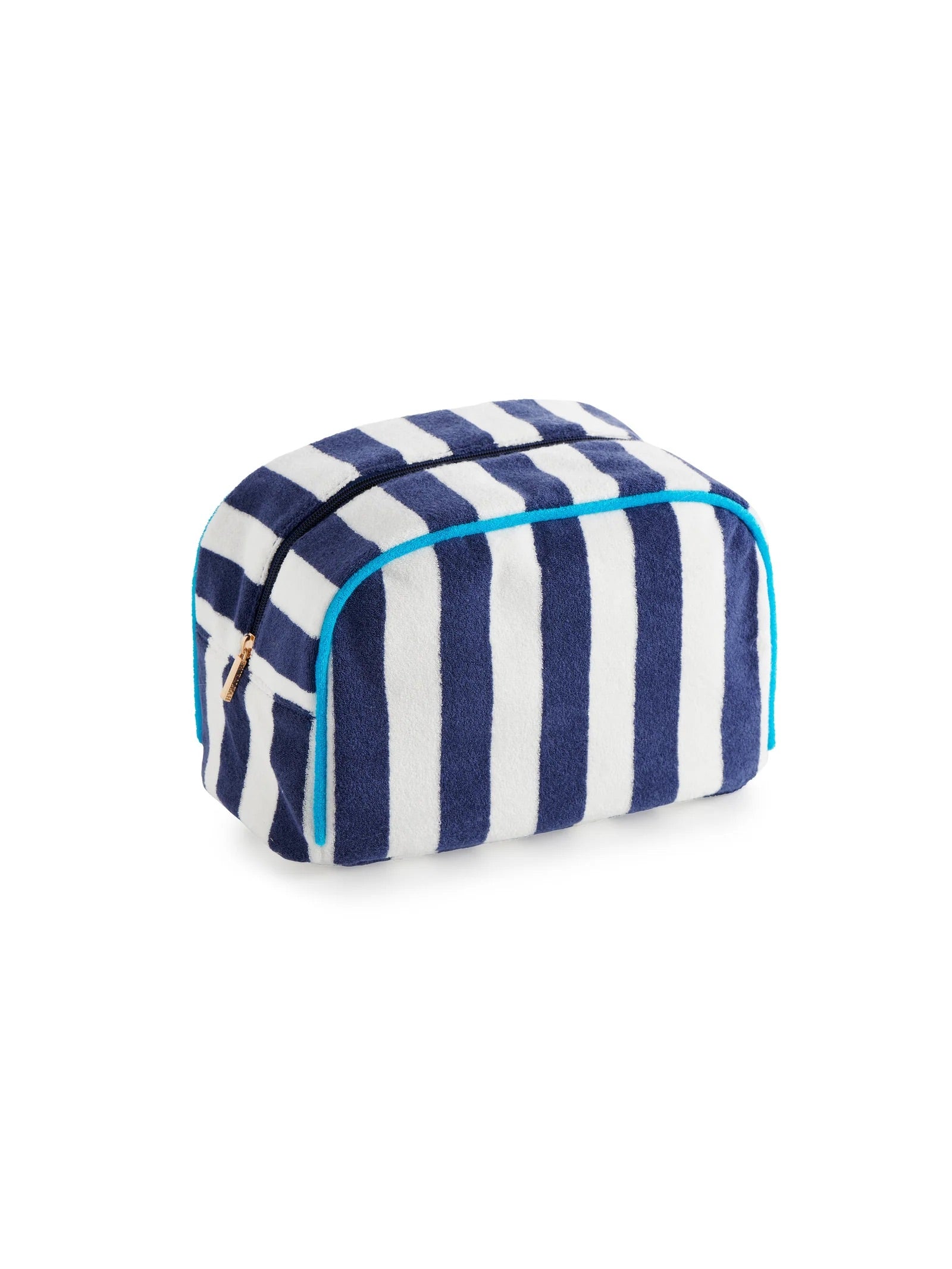 Cabana Stripe Zip Pouch, Large - Thumbnail 2