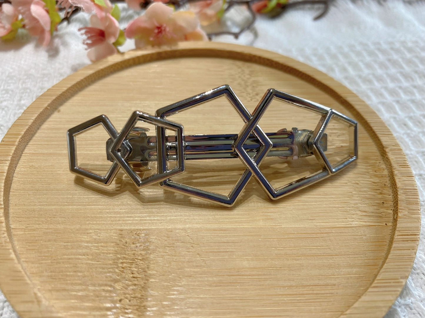 Hair Barrette- Geometric Hair Barrette