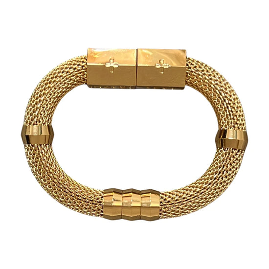 Bracelet- Mesh Classic Gold