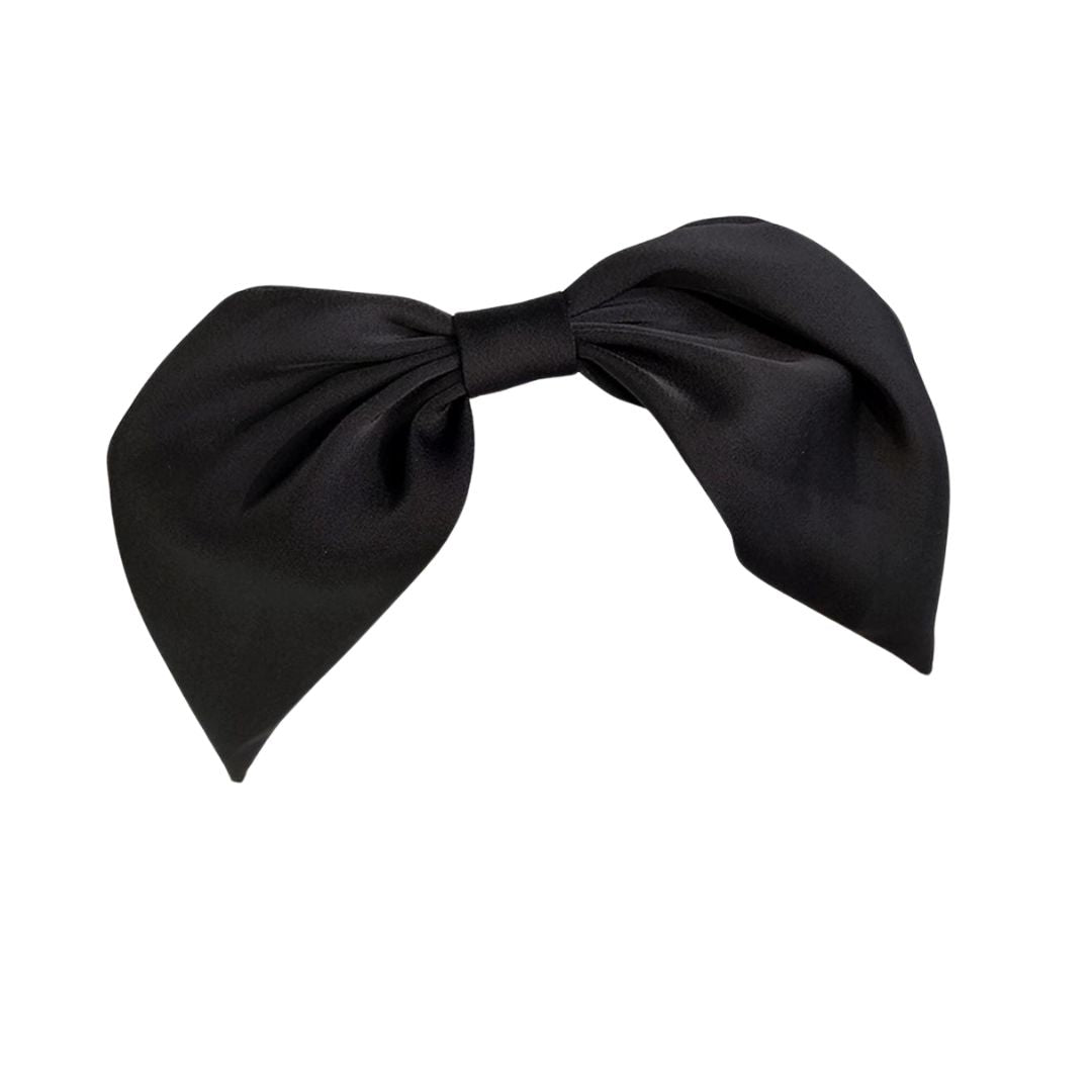 Hair Barrette- Satin Bow Barrette