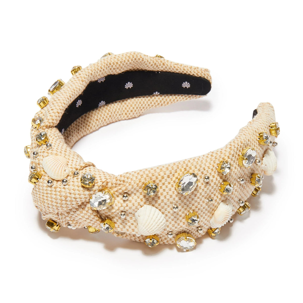 Headband- Silver Sand Shellona Crystal Knotted – Pipton
