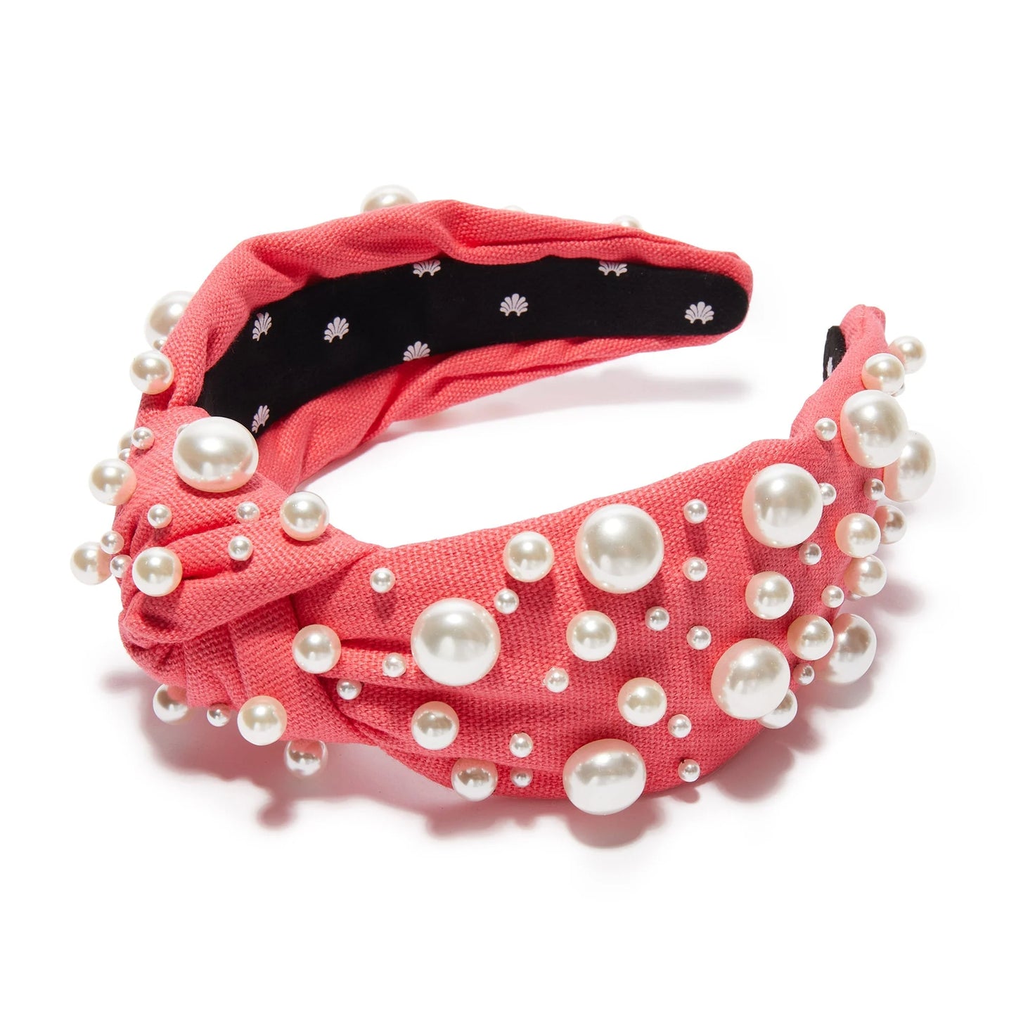 Headband- Spritz oversized pearl woven knotted
