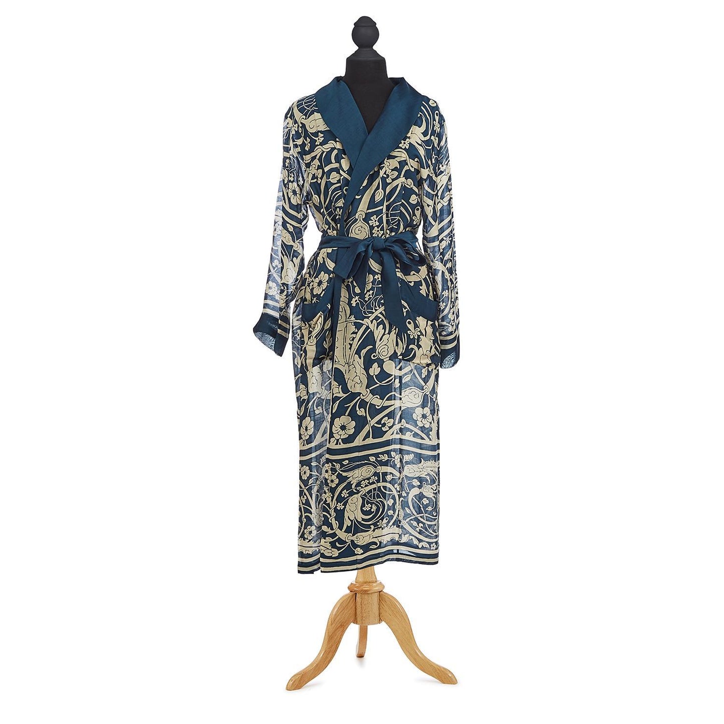 Load image into Gallery viewer, Robe- Jaipur Blue Print Robe Gown

