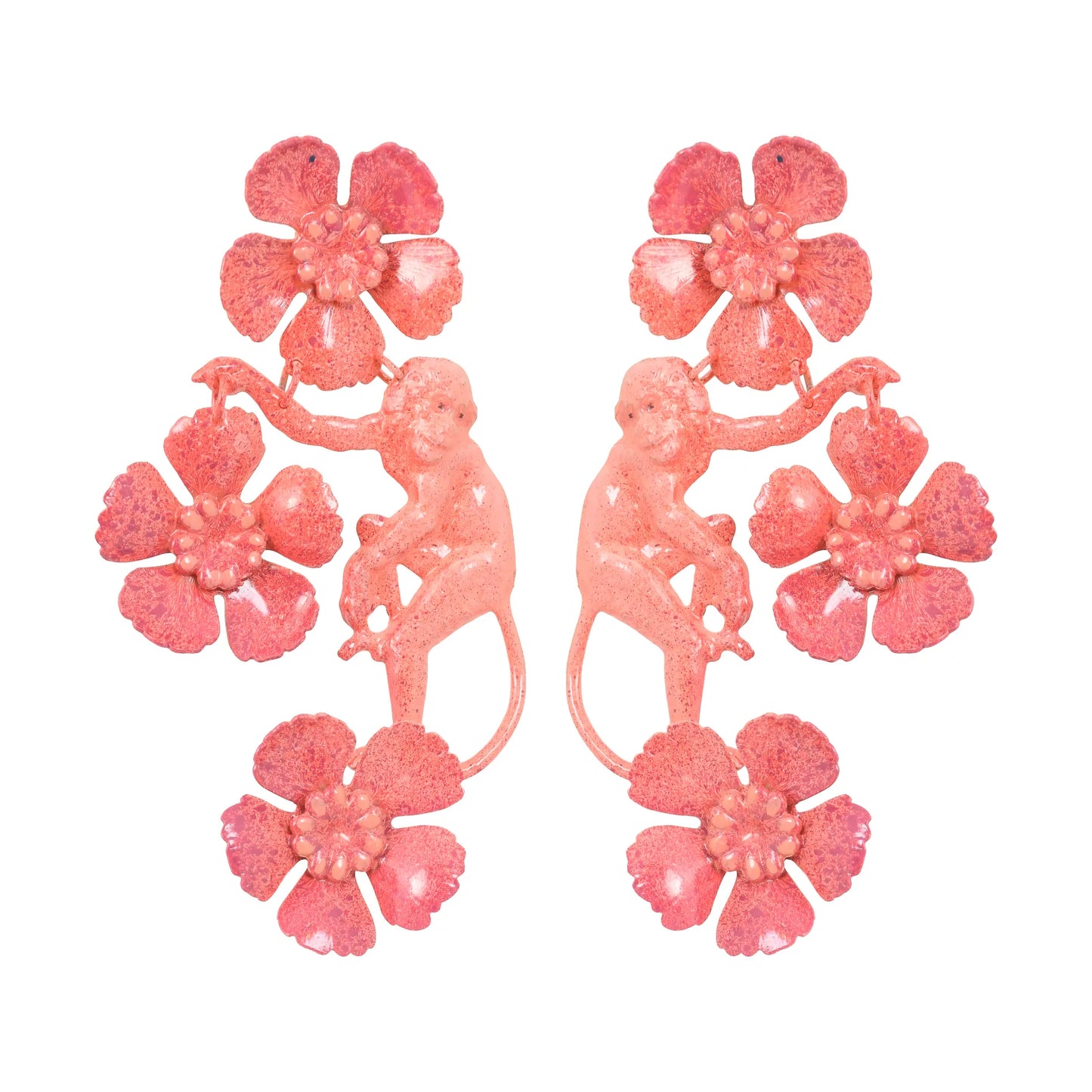 Earring-Coral Vervet Earrings