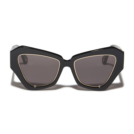Sunglasses- Lara Wide Cat-Eyed Sunglasses
