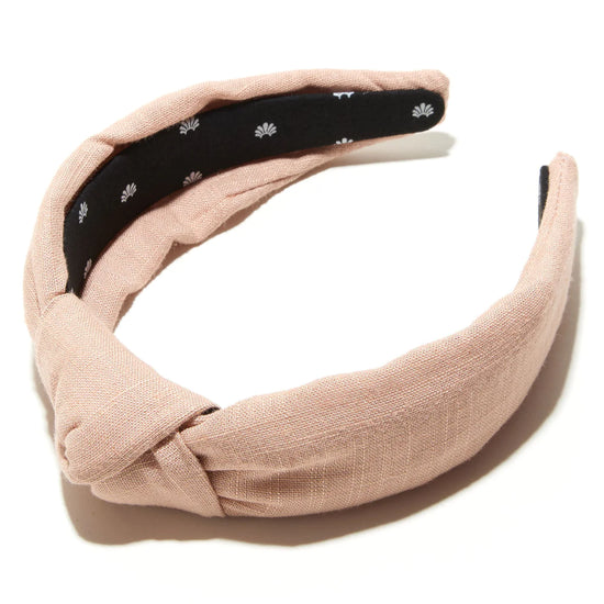 Load image into Gallery viewer, Headband- Linen Knotted Headband

