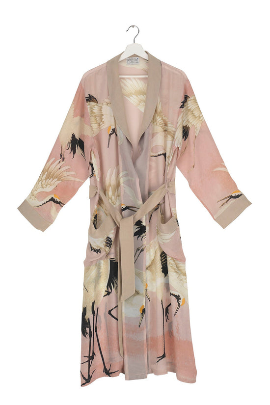 Robe- Pink Heron Gown