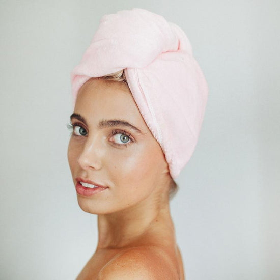 Quick Dry HAIR TOWEL- Blush