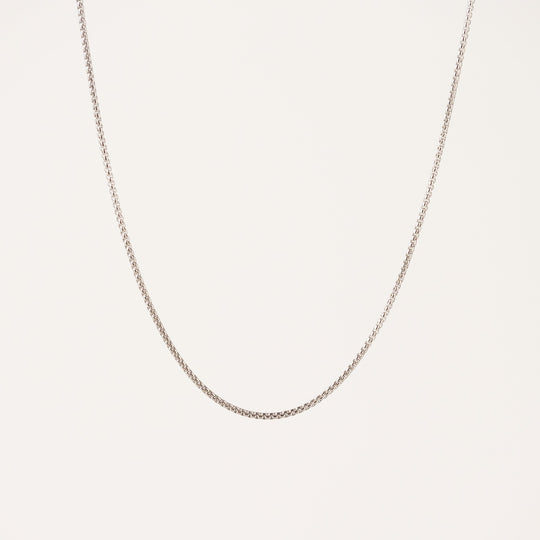 Necklace- Box Chain Silver