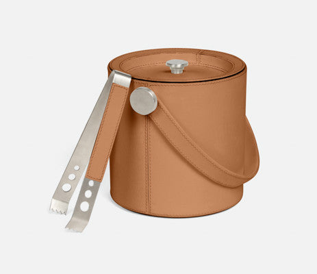Bucket- Brisbane Cognac Ice Bucket with Tongs
