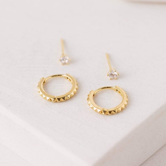 Earrings- Frankie Duet Ear Stack Gold