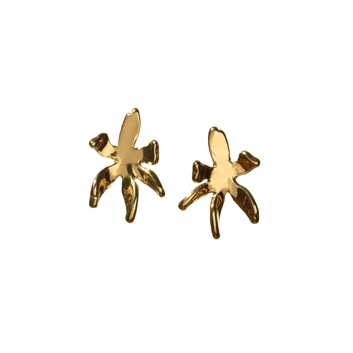 Earrings- Paper Lily Stud Gold