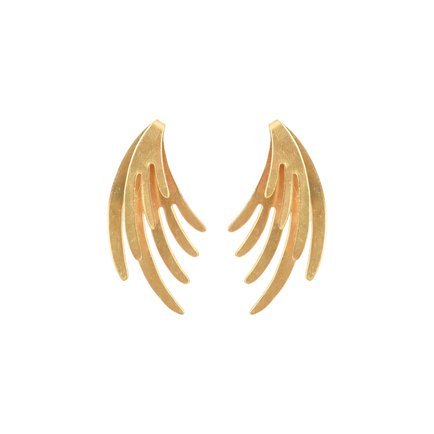Earrings- Gold Comet Studs