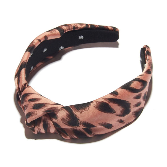 Load image into Gallery viewer, Headband- Blush Silk Leopard
