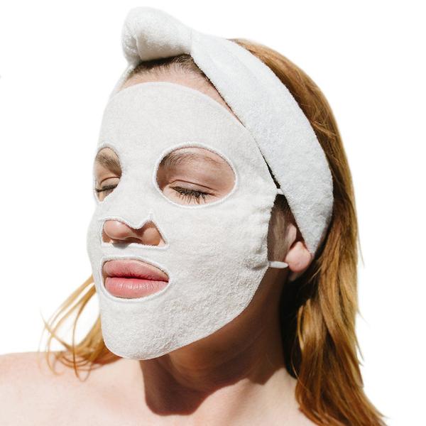 Mask- Organic Reusable Sheet Mask and Headband