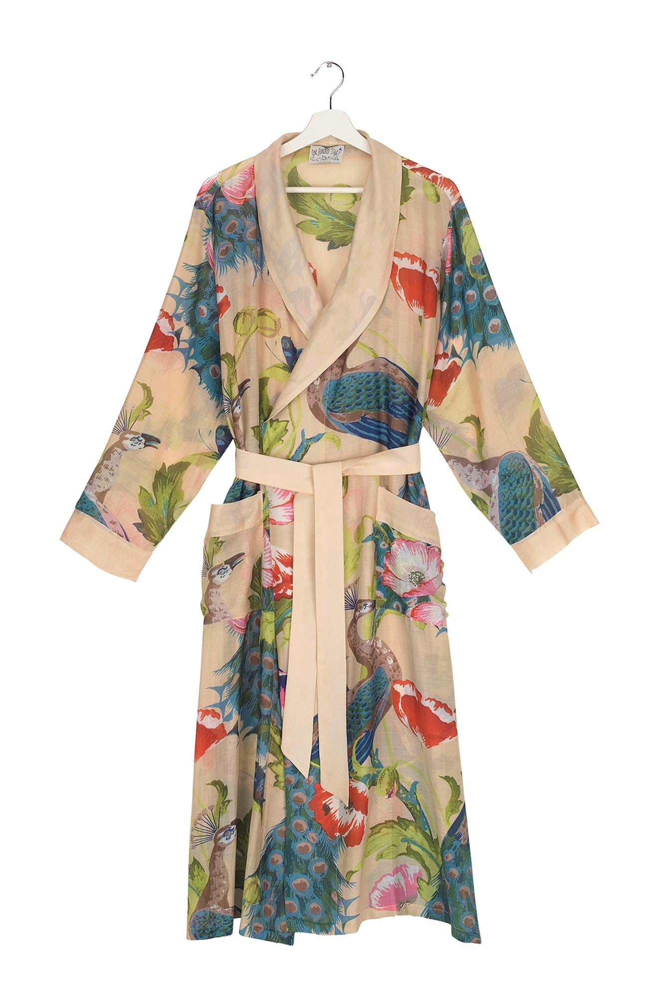 Robe- Peacock and Poppies Sand Robe