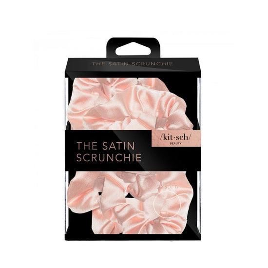 Load image into Gallery viewer, SATIN SCRUNCHIES 5PC (BLUSH)
